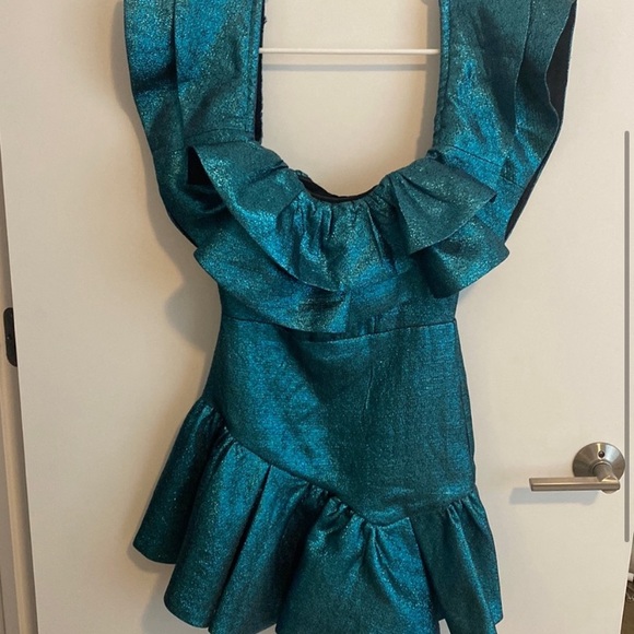 Revolve NBD Tigerlily Mini Dress in Aquatic Blue - Picture 2 of 4